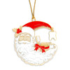 34th Annual Dental Santa Crescent Brass Ornament