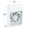 Designed to freshen areas up to 500 sq. ft. with a single unit