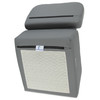 Full-zippered back closures for better fitting fabric.