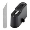 Includes a spring-loaded safety dispenser.