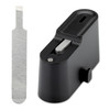 Includes a spring-loaded safety dispenser with magnetic holding base.