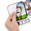 Custom molar sticker can be peeled off and placed anywhere.