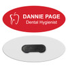 Personalized Oval Color Name Badge