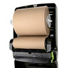 Strong and absorbent non-perforated roll towels