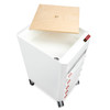 Hidden top compartment for storage of items you want to keep out of site.
