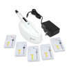 The Fi-E includes two interchangeable 2000mAh batteries.