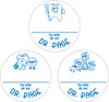 101211 | Personalized Blue Name-A-Round Stickers