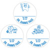 101211 | Personalized Blue Name-A-Round Stickers