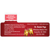 Personalized Believe Jingle Teeth Mini Lip Balm 250/Pack
