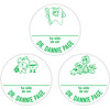 101212 | Personalized Green Name-A-Round Stickers