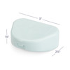 7010365 | Pastel Color Retainer Cases 12/Pack | One inch deep. Vented hinge.