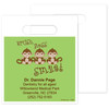 10217128 | 7¾ x 9 Brush Floss Smile Monkeys Personalized Bags 500/Pack