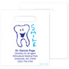 1021728 | 7¾ x 9 Smile Tooth Personalized Bags 500/Pack