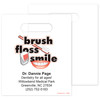 1021730 | 7¾ x 9 Brush Floss A Personalized Bags 500/Pack