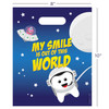 8 x 10 Tootie in Space Bags | Tough, white 2.8 mil plastic. 100 per pack.