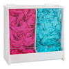 700510 | Easy-Fill Clear Double Bin Dispenser | Each bin holds over 100 gloves.