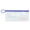 SmileGoods® Clear Unfilled 4½" x 10" Patient Paks™ 72/Pack | 4-1/2" x 10". Clear vinyl with four assorted zipper colors.