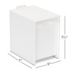 700521 | White Easy-Fill Barrier Film Dispenser