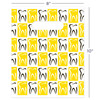 8 x 10 Modern Molar Art Scatter Print Bags | Tough, biodegradable, white 2.0 mil plastic. 100 per pack.