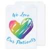 1085137 | 7½ x 10 We Love Our Patients Paper Bags