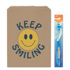 7½ x 10 Keep Smiling Paper Bags | Measure 7½" x 10". 100 per pack.