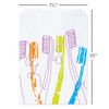 1085139 | Colorful Modern Toothbrush Paper Care Bags add a natural, ecominded touch to takehome hygiene supplies.