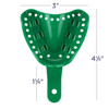 70103108 | Excellent-Lock™ Disposable Ortho Impression Trays Medium Upper 50/Pack