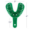 70103109 | Excellent-Lock™ Disposable Ortho Impression Trays Medium Lower 50/Pack
