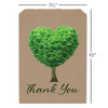 7½ x 10 Thank You Heart Tree Paper Bags |