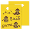 7 ¾ x 9 Brush Floss Smile Monkey Bags 100/Pack