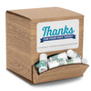 Personalized Tooth Spiral B Mini Lip Balms 250/Case | Imprinted with up to four lines of 24 characters each.