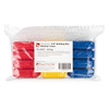 ⅝" Building Box Retainer Cases | 12 per pack in assorted blue, red, and yellow colors.