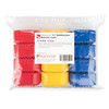 70426118 | 12 per pack in assorted blue, red, and yellow colors.