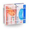 7065534 | Double Wire Glove Dispenser | Wireframe box holders blend with every decor.