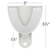 7055106 | Miratray Implant Advanced Impression Trays Intro Kit 6/Pack | No overflow of material.