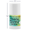 Personalized Reverse Watercolor Tooth Mini Lip Balms 250/Case