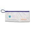 101730 | Durable, reusable 4½" x 10" clear vinyl zipper bag.