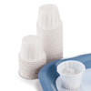 705112 | Disposable Paper Portion Cups are ideal for bulk prophy paste, pumice, fluoride rinse, or for mixing cements and acrylics.