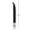 30% shorter than standard light guides for easier use with children and adults with smaller mouths