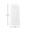 Single-use, slip-on 9.5mm Sterigard Instrument Tip Protectors prevent damage to mirrors and other instruments caused by sharp sliding contact during the sterilization process