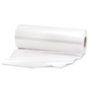 Clear plastic Single Width 20" Chair Drapes provide operatory chairs with a fluid-proof barrier of protection from fluids and splatters.