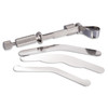The stainless steel Tofflemire II Matrix Band Retainer is smooth and reliable.