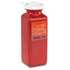 7101691 | Made of autoclavable polypropylene and features an orange biohazard label