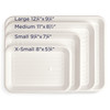 7124109 | ECOsply™ Small Biodegradable Instrument Trays 250/Box | A disposable instrument tray specifically designed for dentistry.