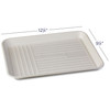 7124111 | ECOsply™ Large Biodegradable Instrument Trays 250/Box | ECOsply trays nest tightly to save storage space. 9-1/4" x 12-1/4".