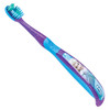 71016241 | Oral-B Disney Frozen Kids 3+ Toothbrushes Bulk Pack 72/Case | Squared-off handle lets brush lie flat and keeps bristles off counter.
