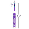 7121352 | Crayola Marker Suction Cup Soft Child Toothbrushes 12/Pack | Unique angled bristle design cleans between teeth and removes plaque.