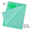 7158224 | Practicon® Disposable Patient Bibs are embossed, two-ply paper with a fluid-proof poly backing.