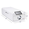 Enbio® S Autoclave | External dimensions: 22.0"L x 9.8"W x 5.9"H