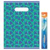9 x 12 Flossy Molars Scatter Print Bags | 100 per pack.